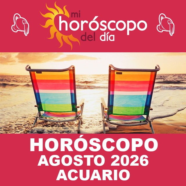 Acuario: Tu horóscopo para agosto de 2026