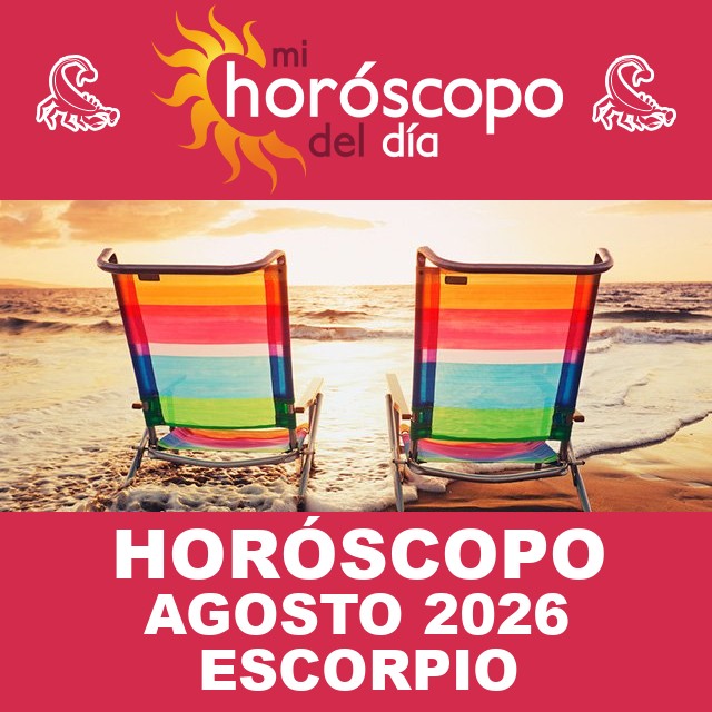 Escorpio: Tu horóscopo para agosto de 2026