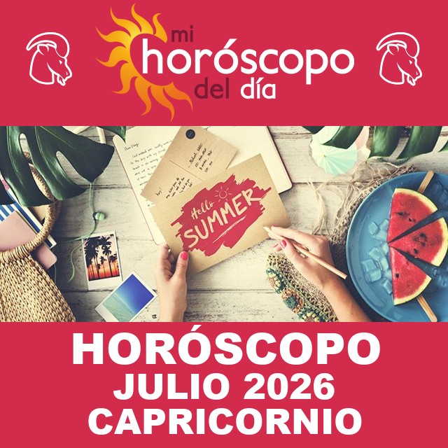 Capricornio: Tu horóscopo para julio de 2026