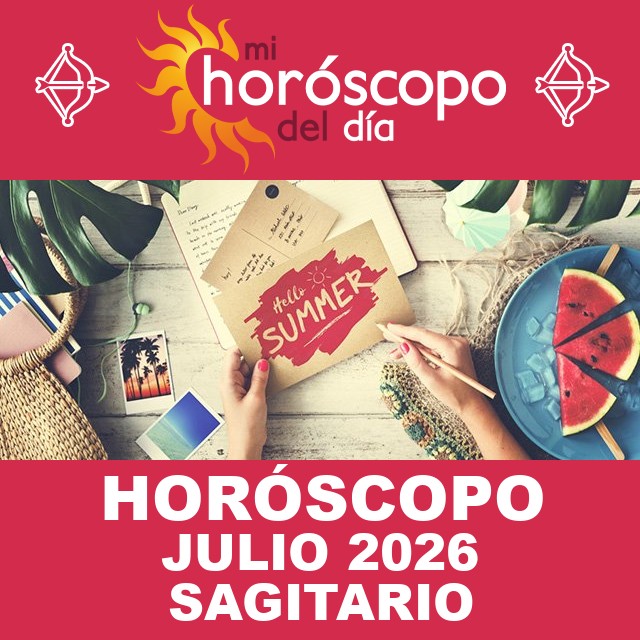 Sagitario: Tu horóscopo para julio de 2026