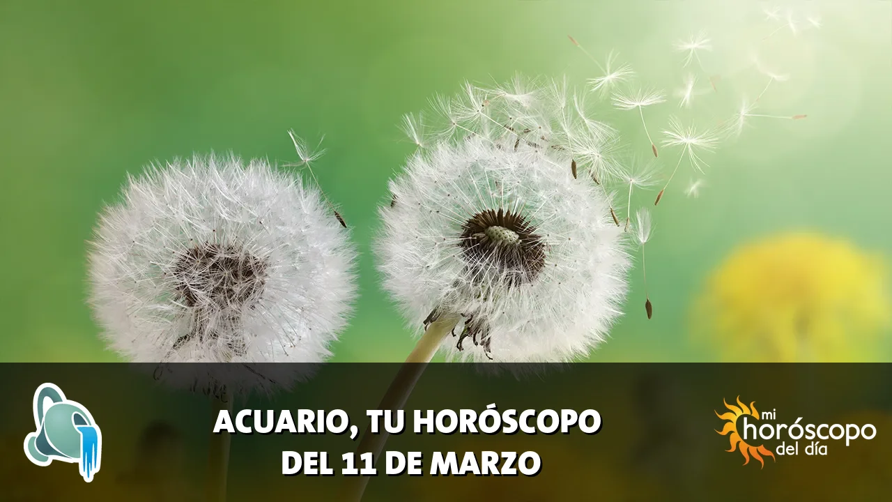 Horóscopo de Acuario del miércoles 11 de marzo de 2026