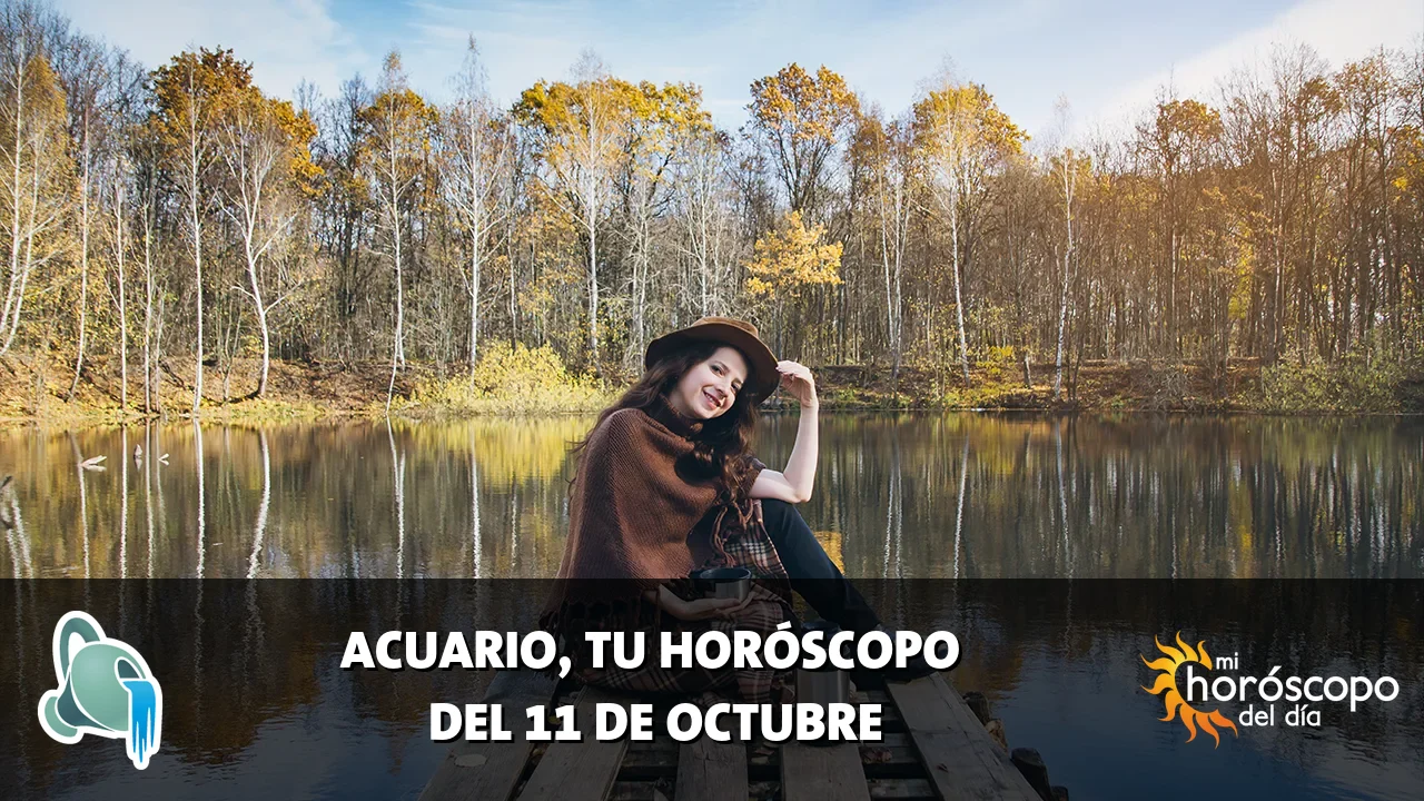 Horóscopo de Acuario del domingo 11 de octubre de 2026