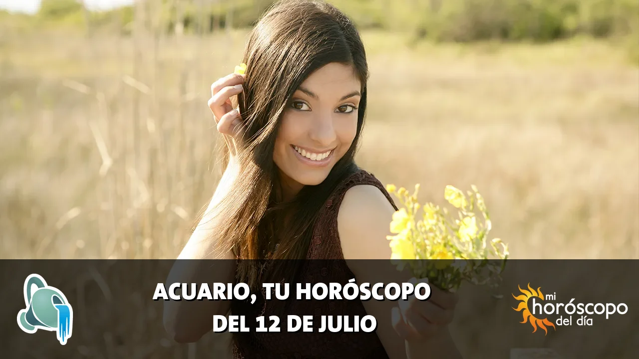 Horóscopo de Acuario del domingo 12 de julio de 2026