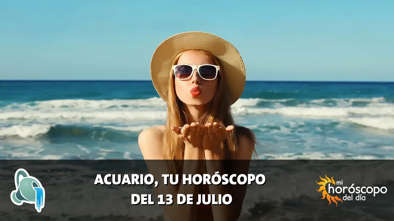 Horóscopo de Acuario del lunes 13 de julio de 2026