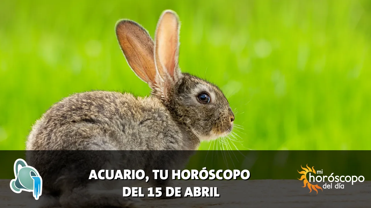 Horóscopo de Acuario del miércoles 15 de abril de 2026