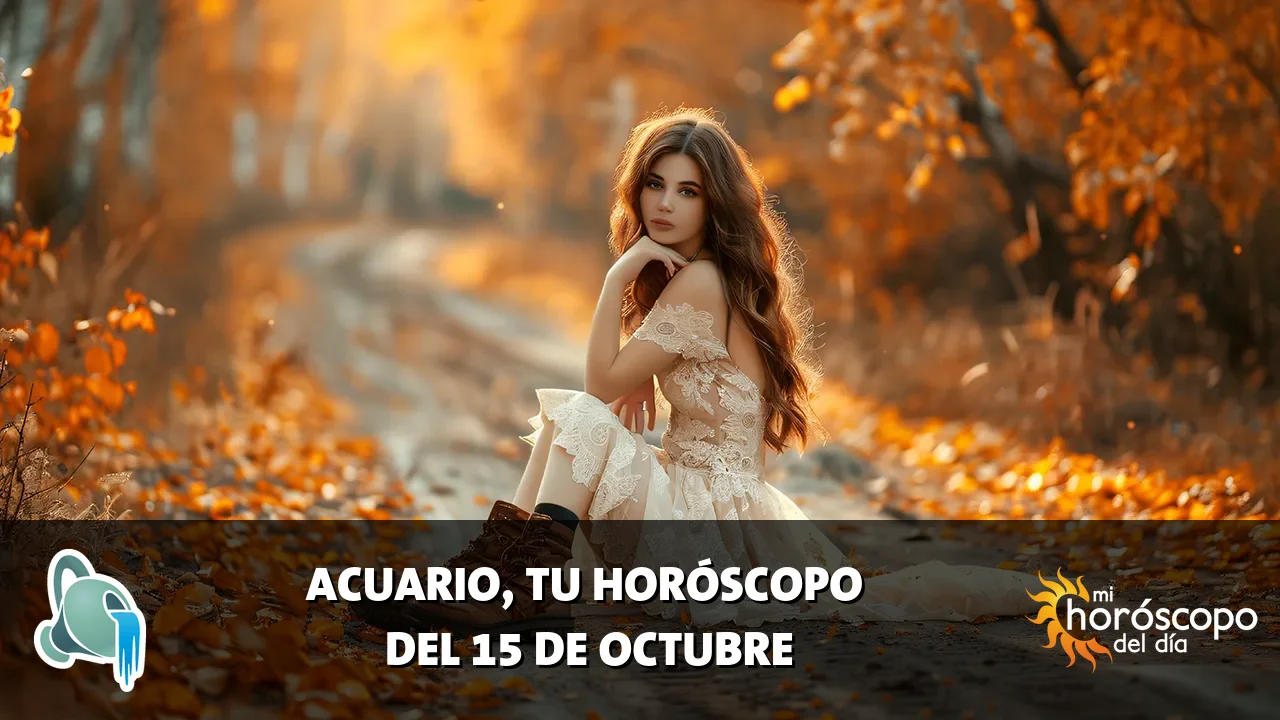 Horóscopo de Acuario del jueves 15 de octubre de 2026