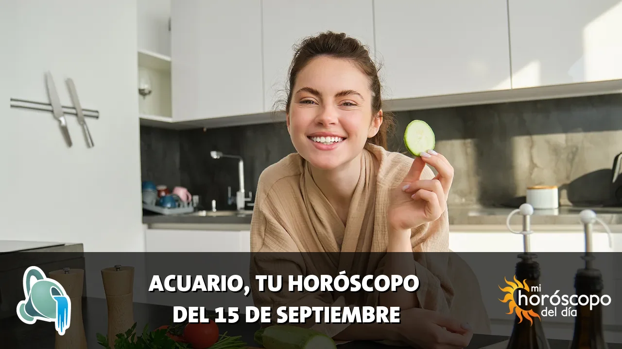 Horóscopo de Acuario del martes 15 de septiembre de 2026