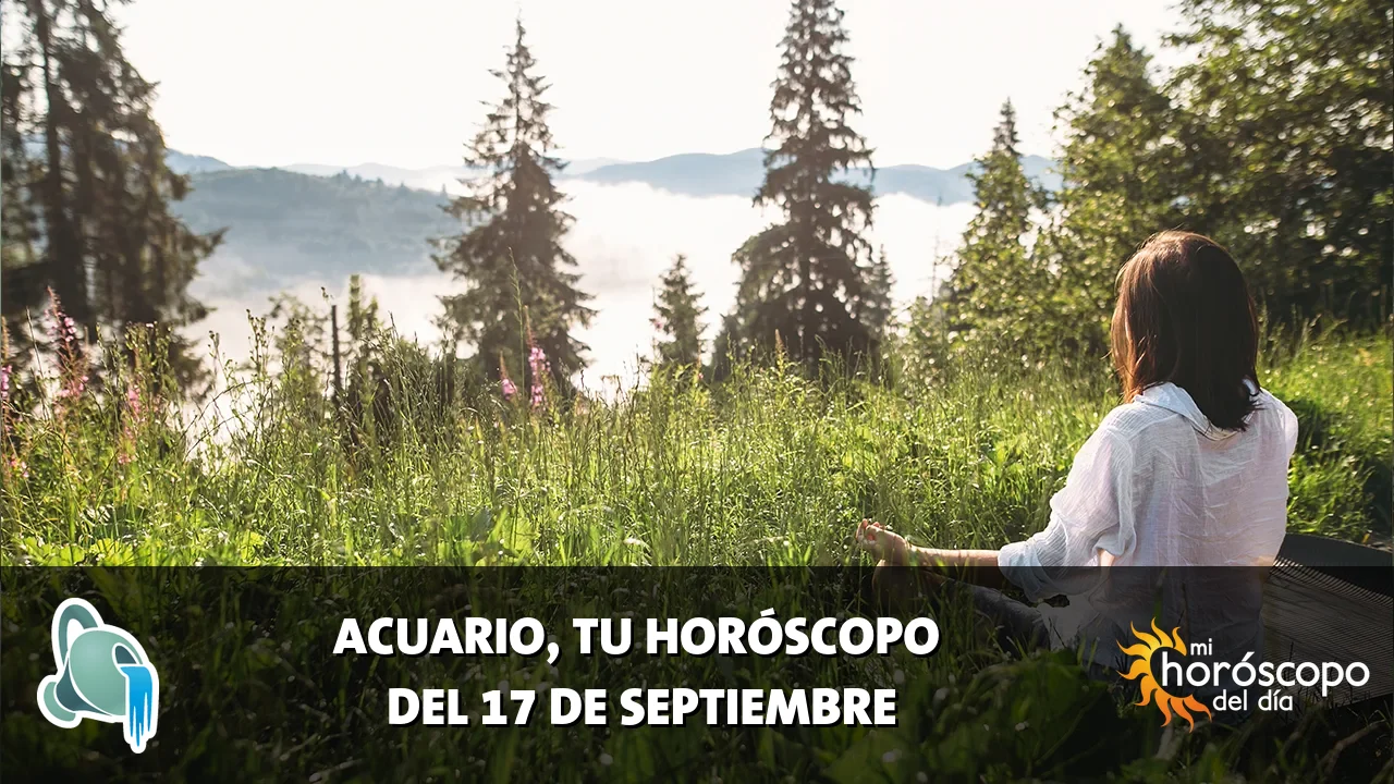 Horóscopo de Acuario del jueves 17 de septiembre de 2026
