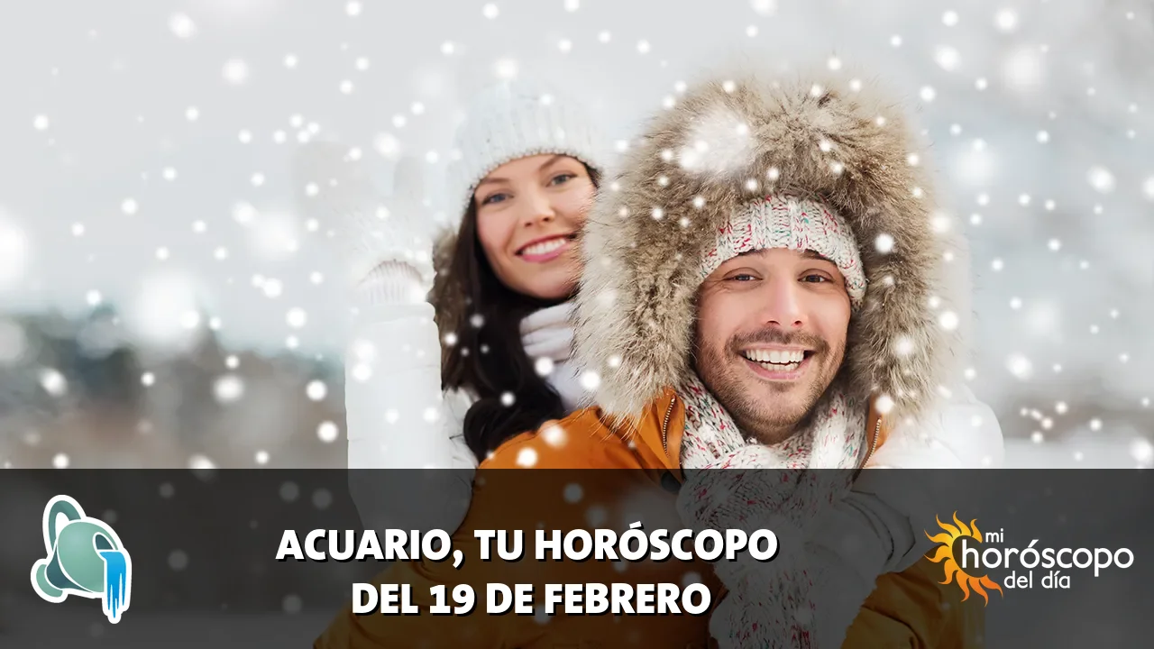 Horóscopo de Acuario del jueves 19 de febrero de 2026