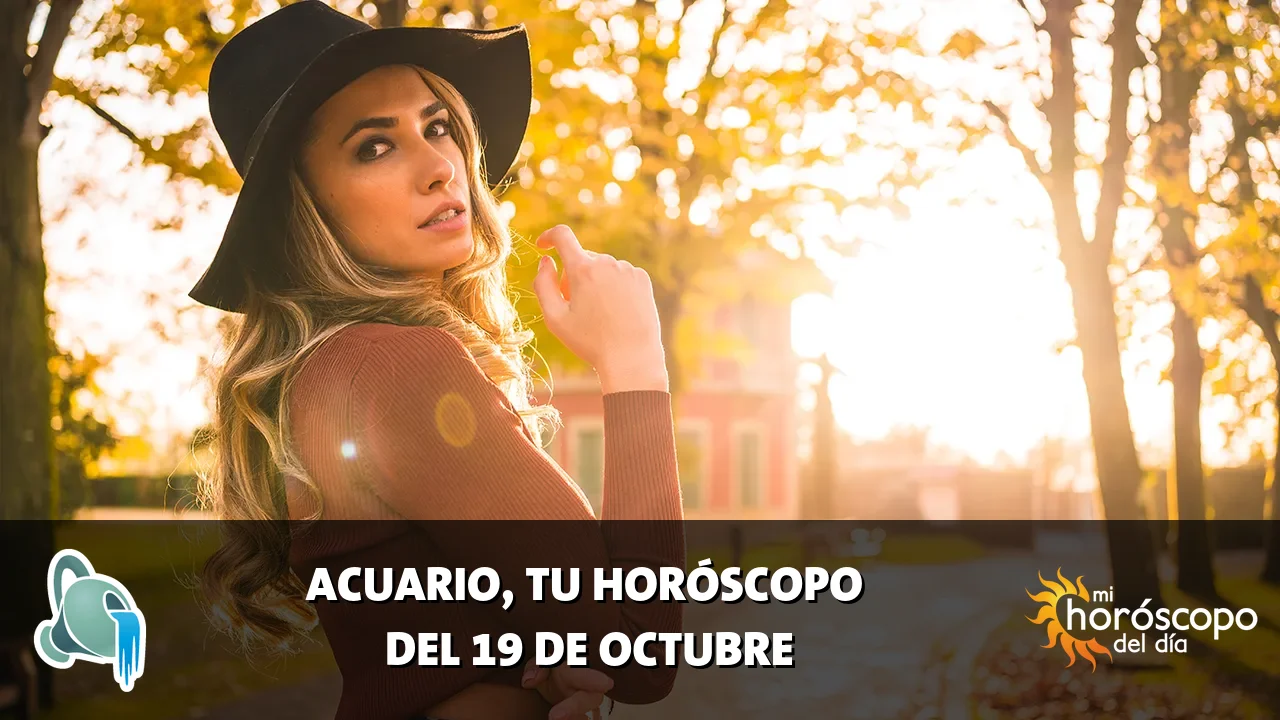 Horóscopo de Acuario del lunes 19 de octubre de 2026