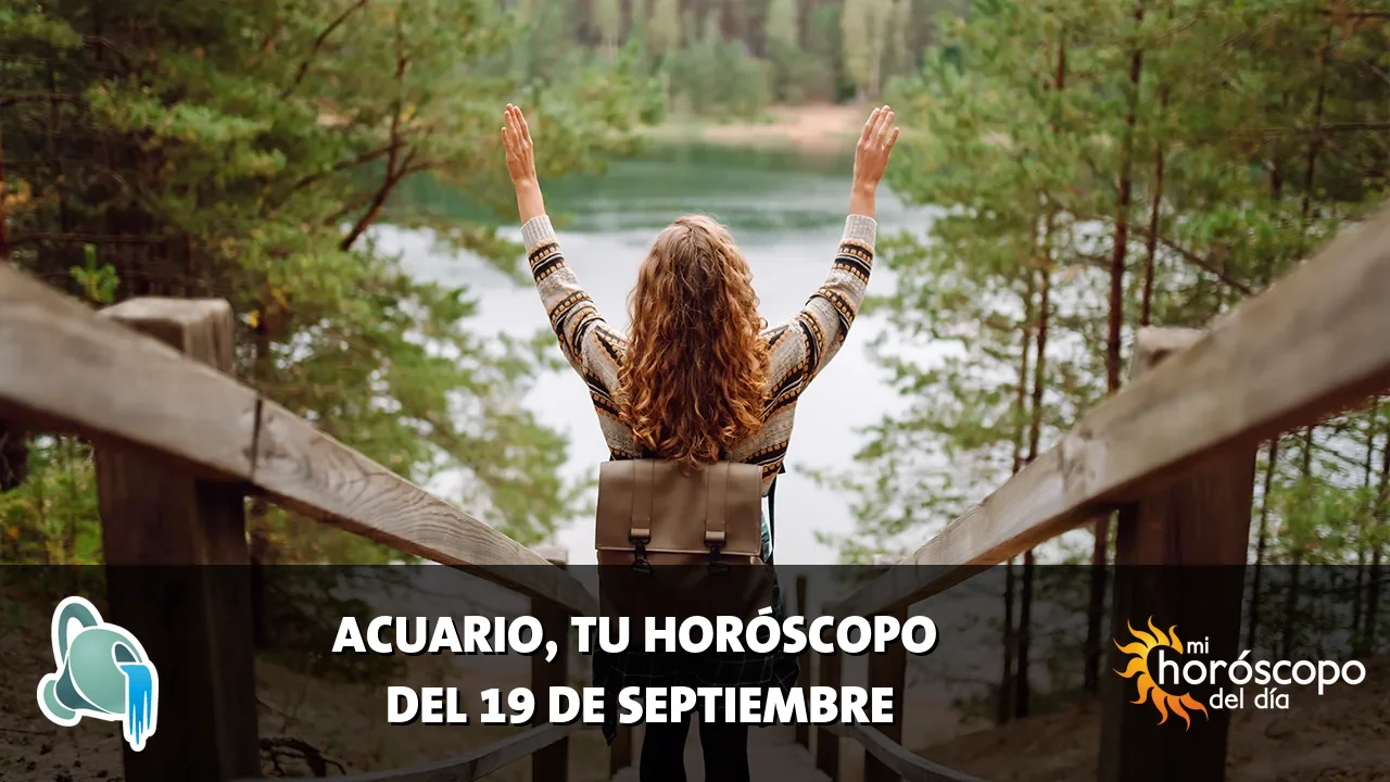 Horóscopo de Acuario del sábado 19 de septiembre de 2026