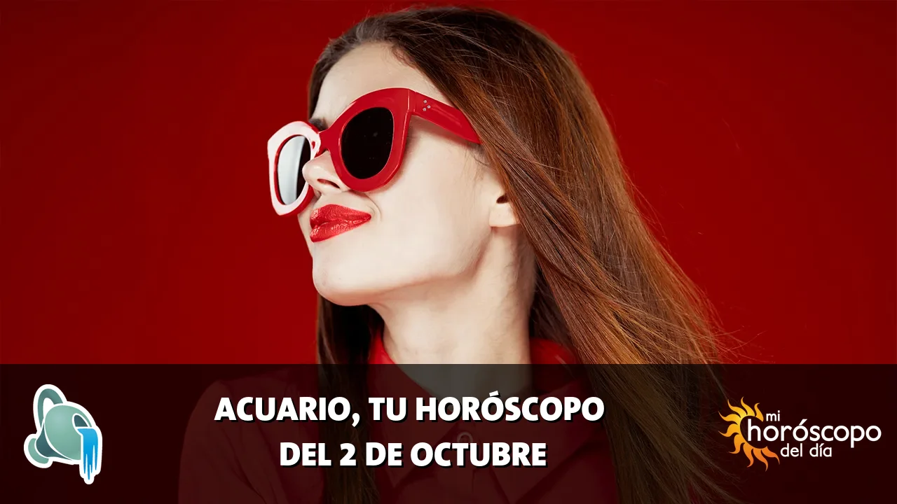 Horóscopo de Acuario del viernes 2 de octubre de 2026