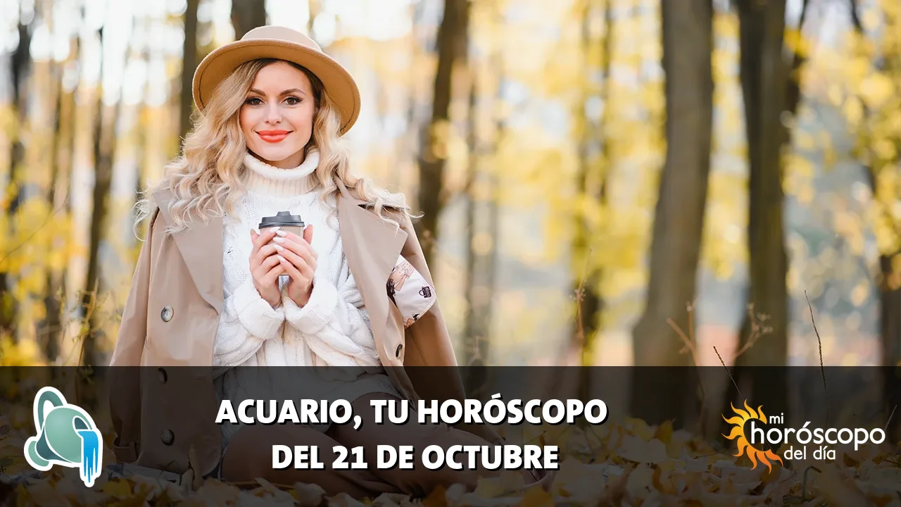 Horóscopo de Acuario del miércoles 21 de octubre de 2026
