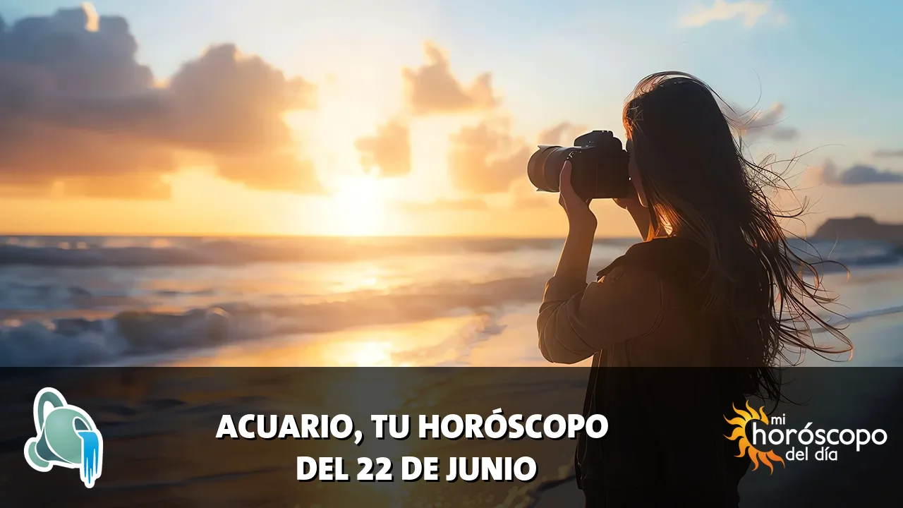 Horóscopo de Acuario del lunes 22 de junio de 2026