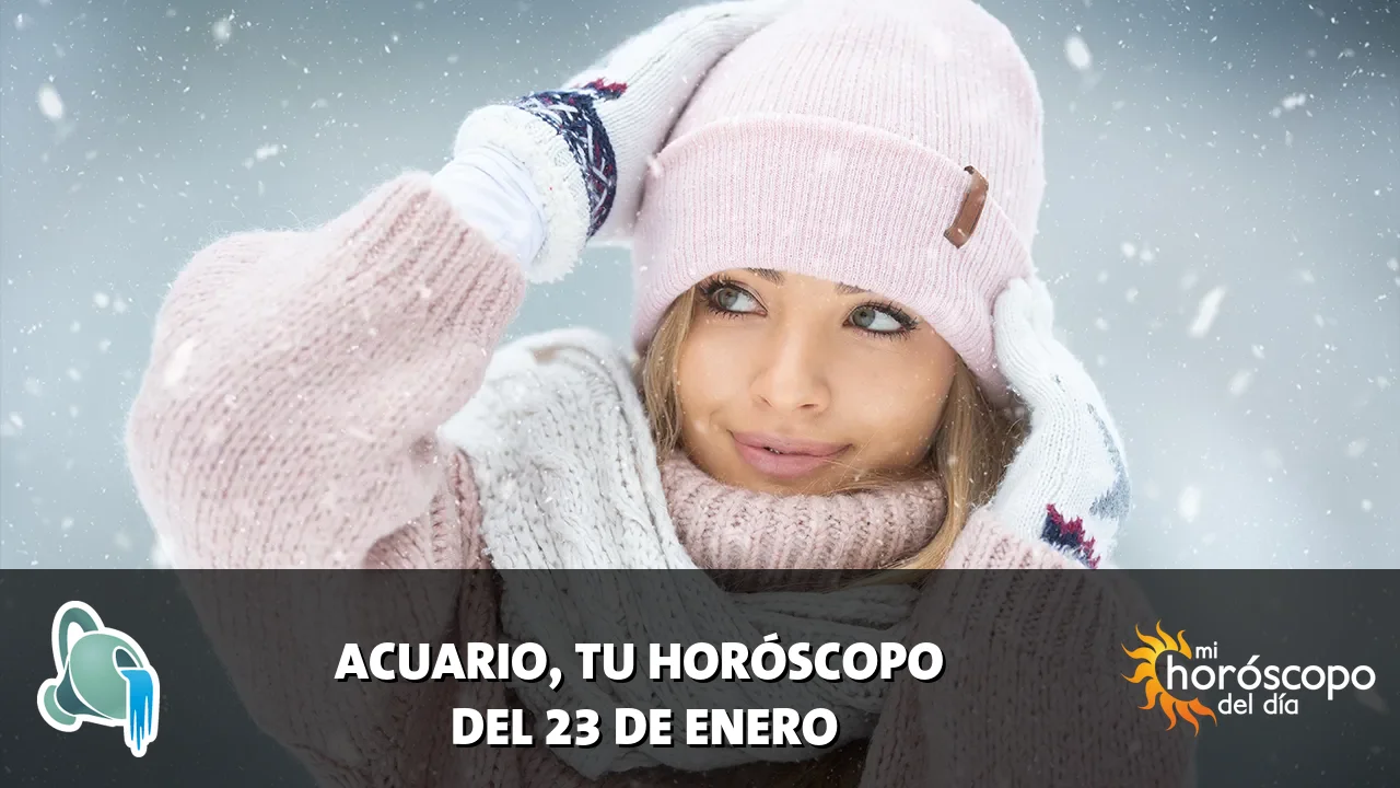Horóscopo de Acuario del viernes 23 de enero de 2026