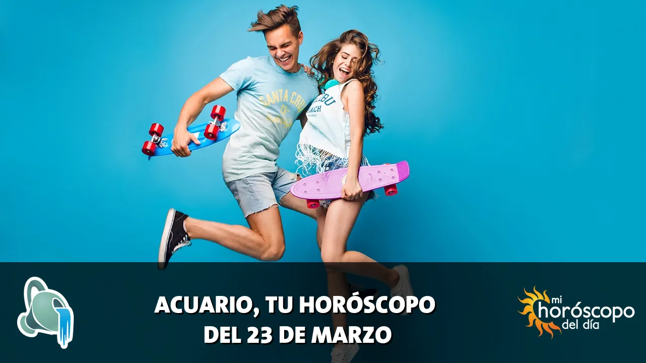 Horóscopo de Acuario del lunes 23 de marzo de 2026
