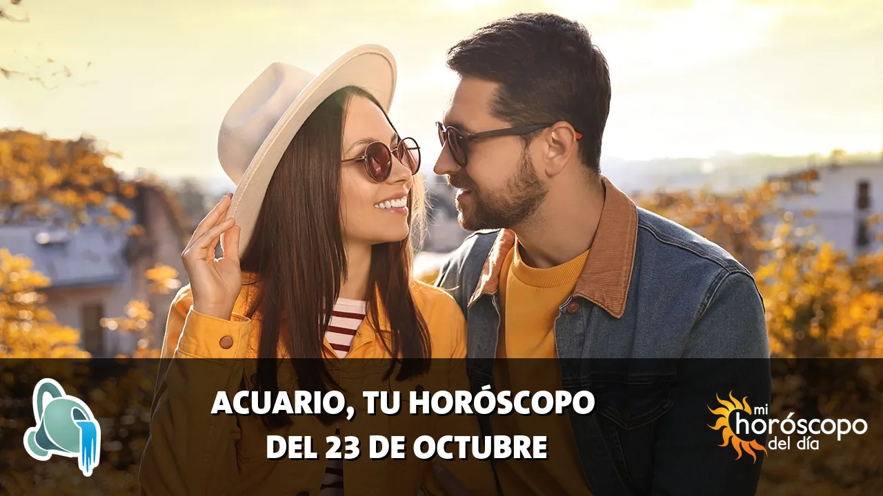 Horóscopo de Acuario del viernes 23 de octubre de 2026