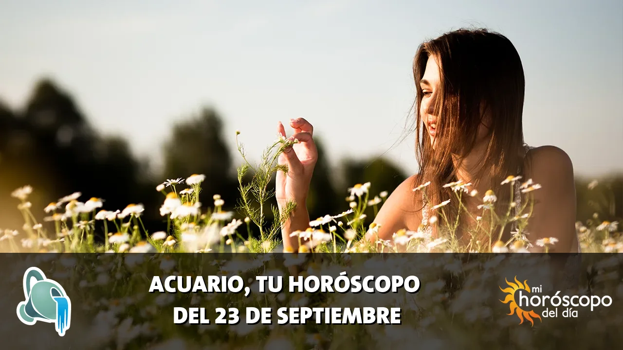 Horóscopo de Acuario del miércoles 23 de septiembre de 2026