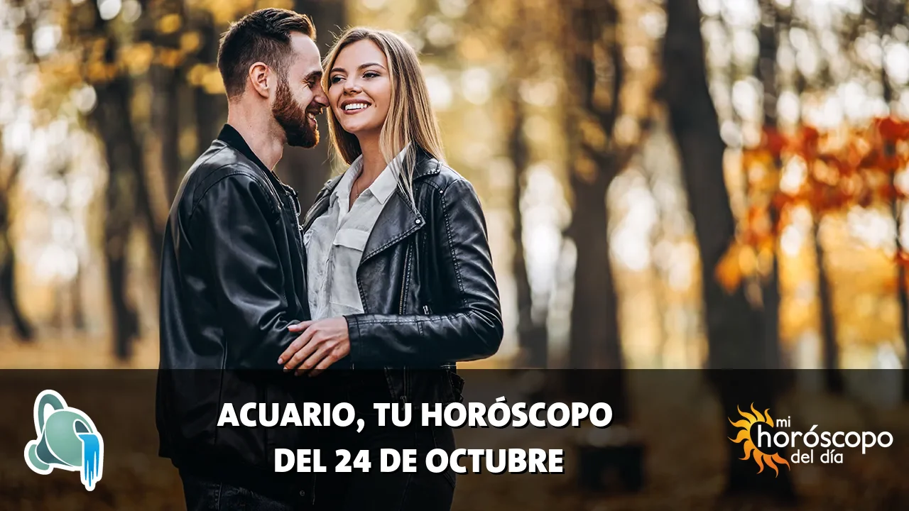 Horóscopo de Acuario del sábado 24 de octubre de 2026