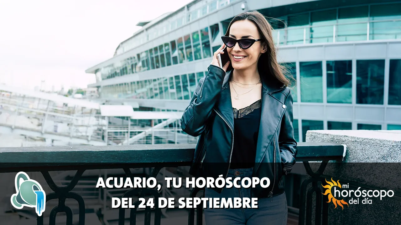 Horóscopo de Acuario del jueves 24 de septiembre de 2026