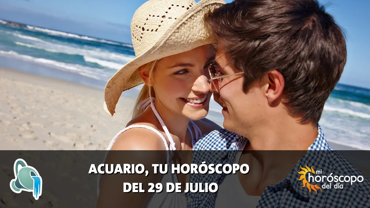 Horóscopo de Acuario del miércoles 29 de julio de 2026