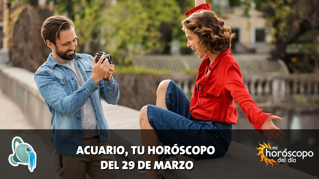 Horóscopo de Acuario del domingo 29 de marzo de 2026