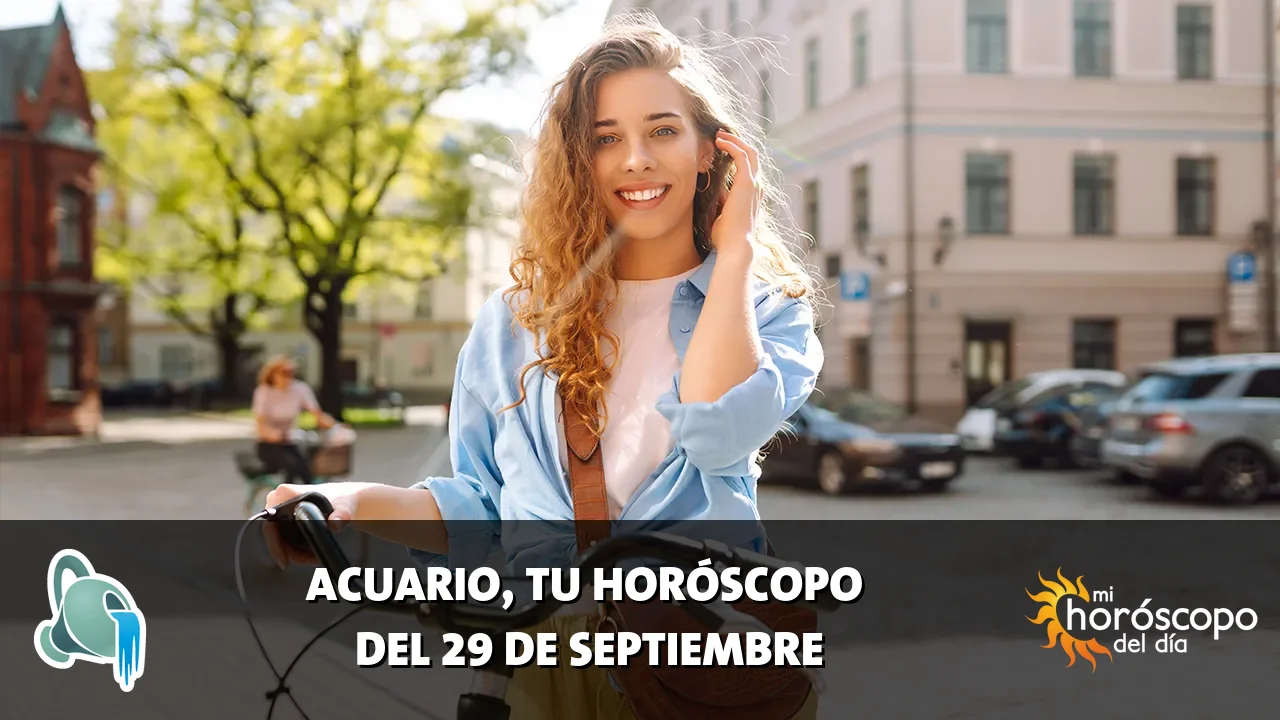 Horóscopo de Acuario del martes 29 de septiembre de 2026