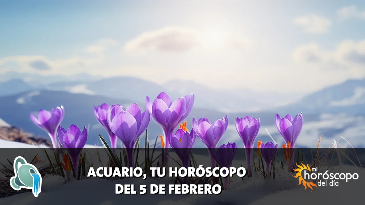 Horóscopo de Acuario del jueves 5 de febrero de 2026