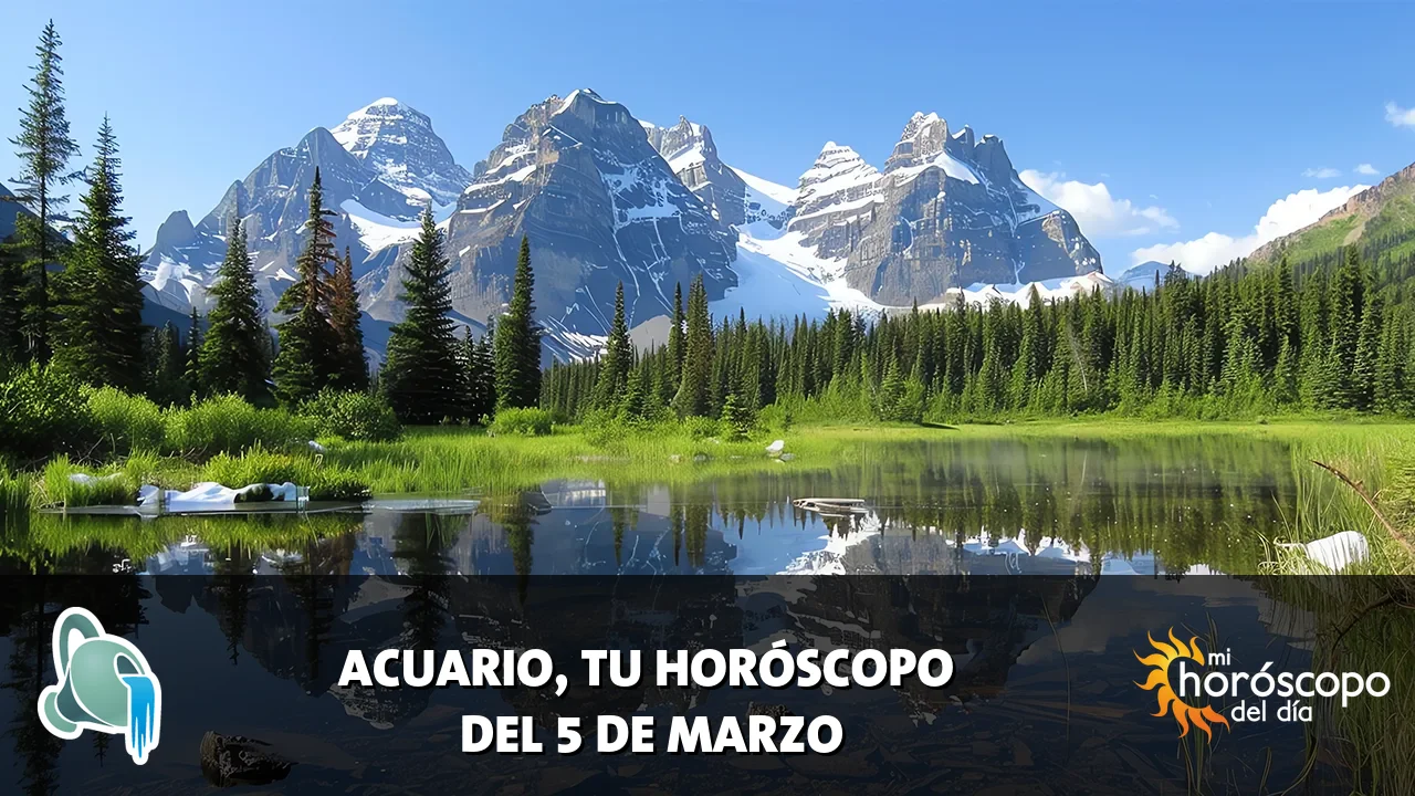 Horóscopo de Acuario del jueves 5 de marzo de 2026