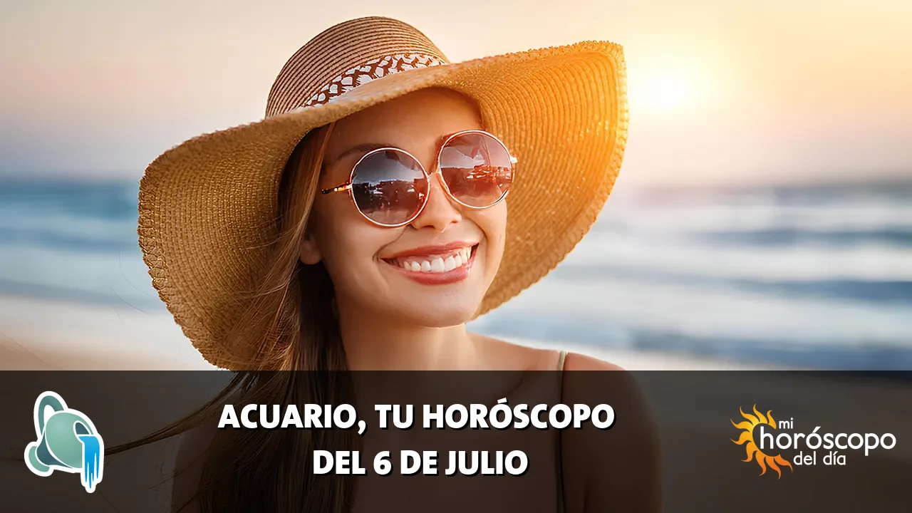 Horóscopo de Acuario del lunes 6 de julio de 2026