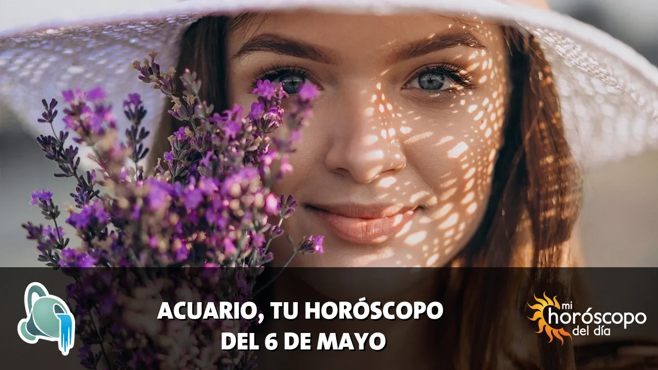 Horóscopo de Acuario del miércoles 6 de mayo de 2026