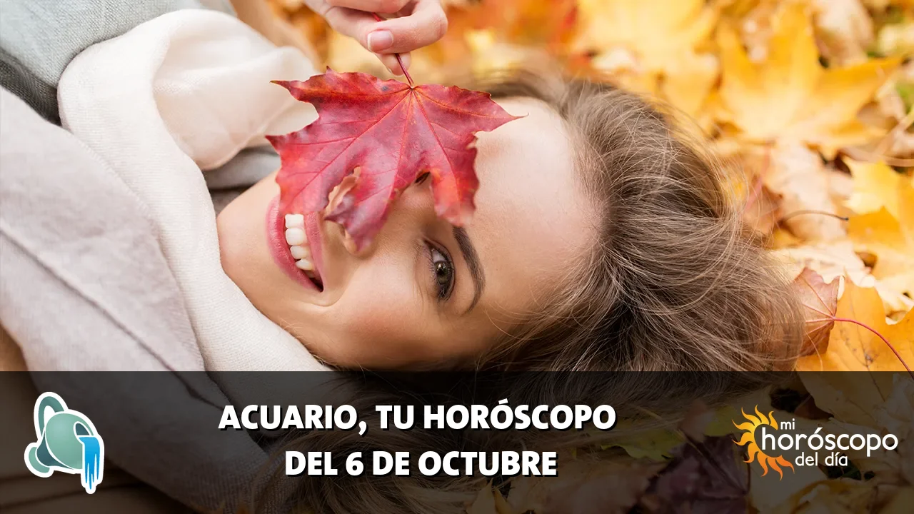 Horóscopo de Acuario del martes 6 de octubre de 2026
