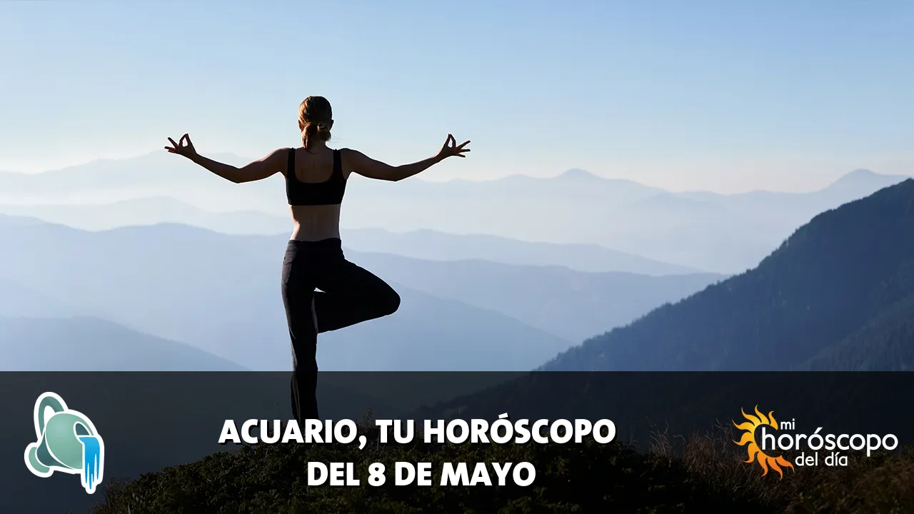 Horóscopo de Acuario del viernes 8 de mayo de 2026
