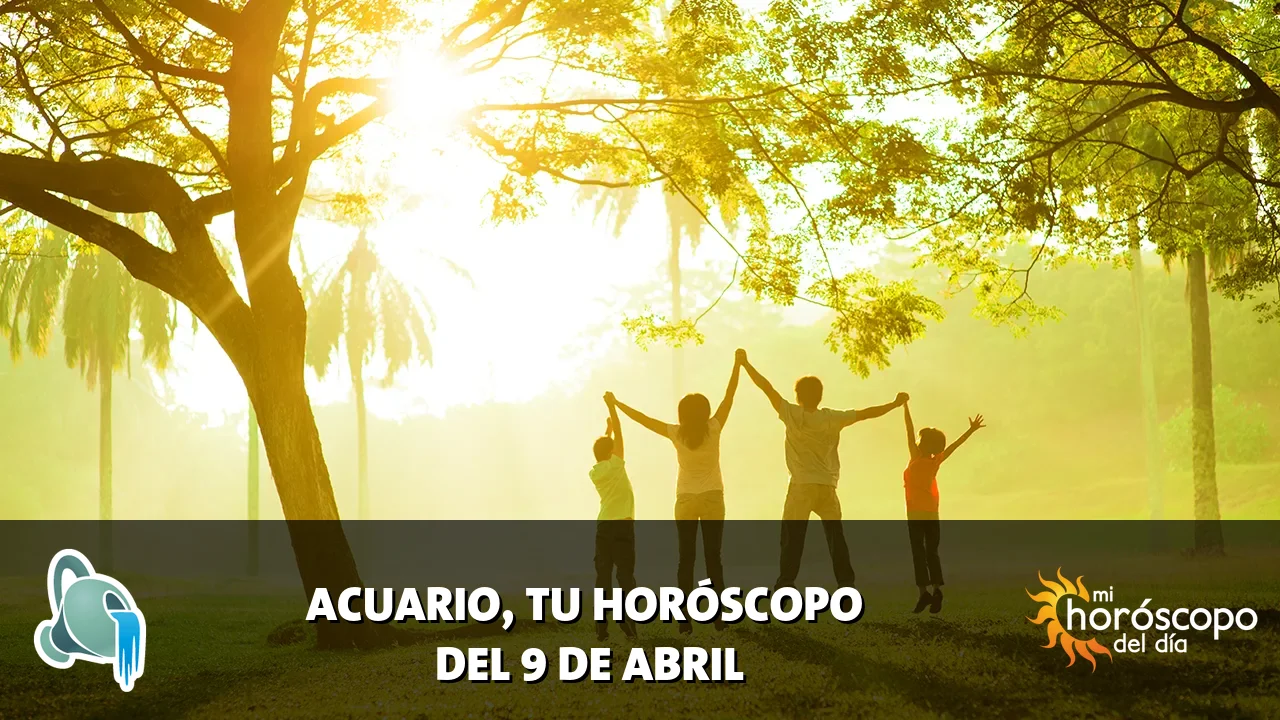 Horóscopo de Acuario del jueves 9 de abril de 2026