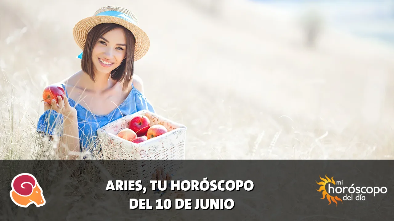 Horóscopo de Aries del miércoles 10 de junio de 2026