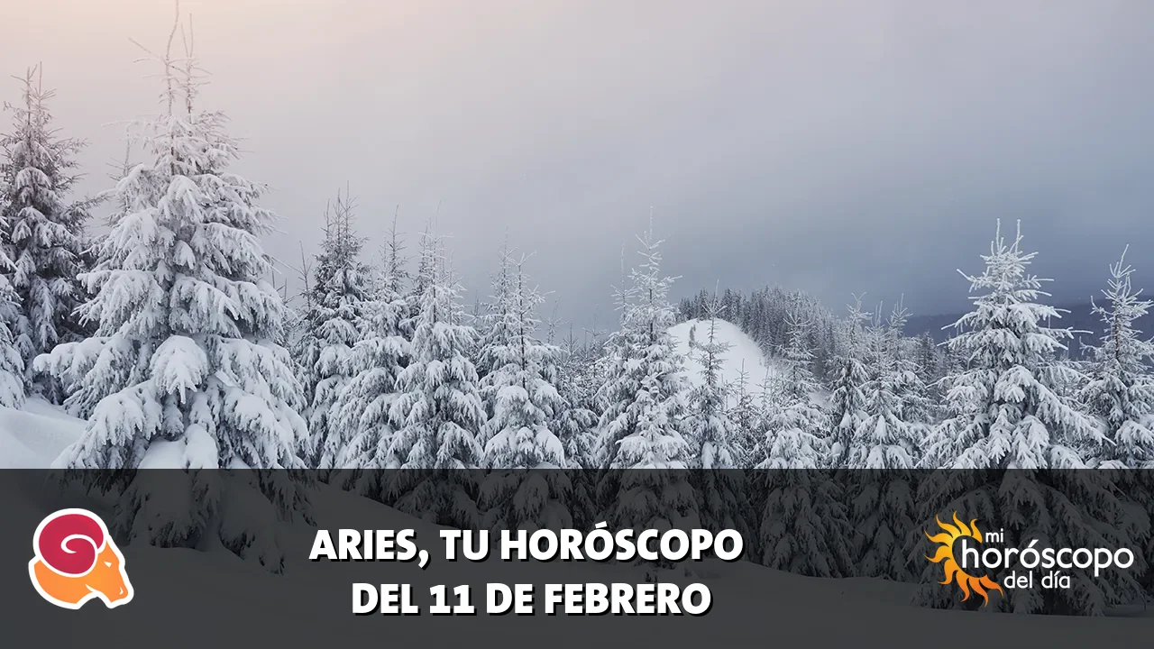 Horóscopo de Aries del miércoles 11 de febrero de 2026