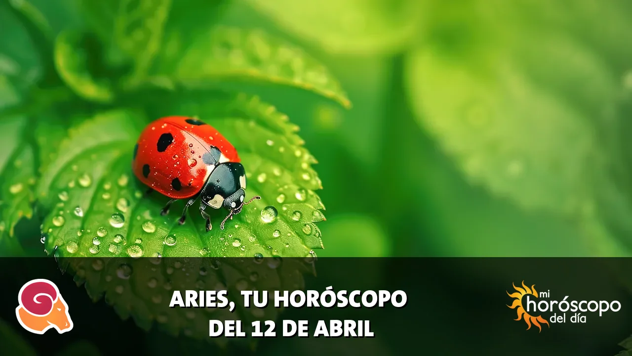 Horóscopo de Aries del domingo 12 de abril de 2026