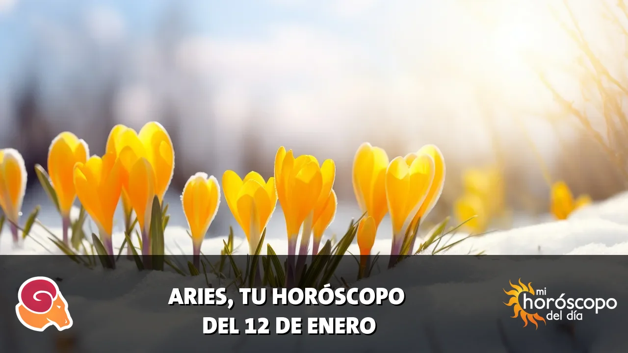 Horóscopo de Aries del lunes 12 de enero de 2026