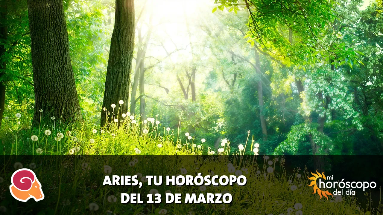 Horóscopo de Aries del viernes 13 de marzo de 2026