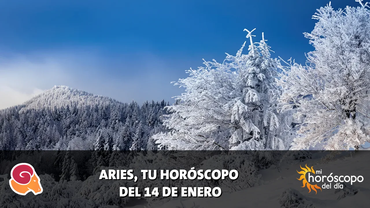 Horóscopo de Aries del miércoles 14 de enero de 2026