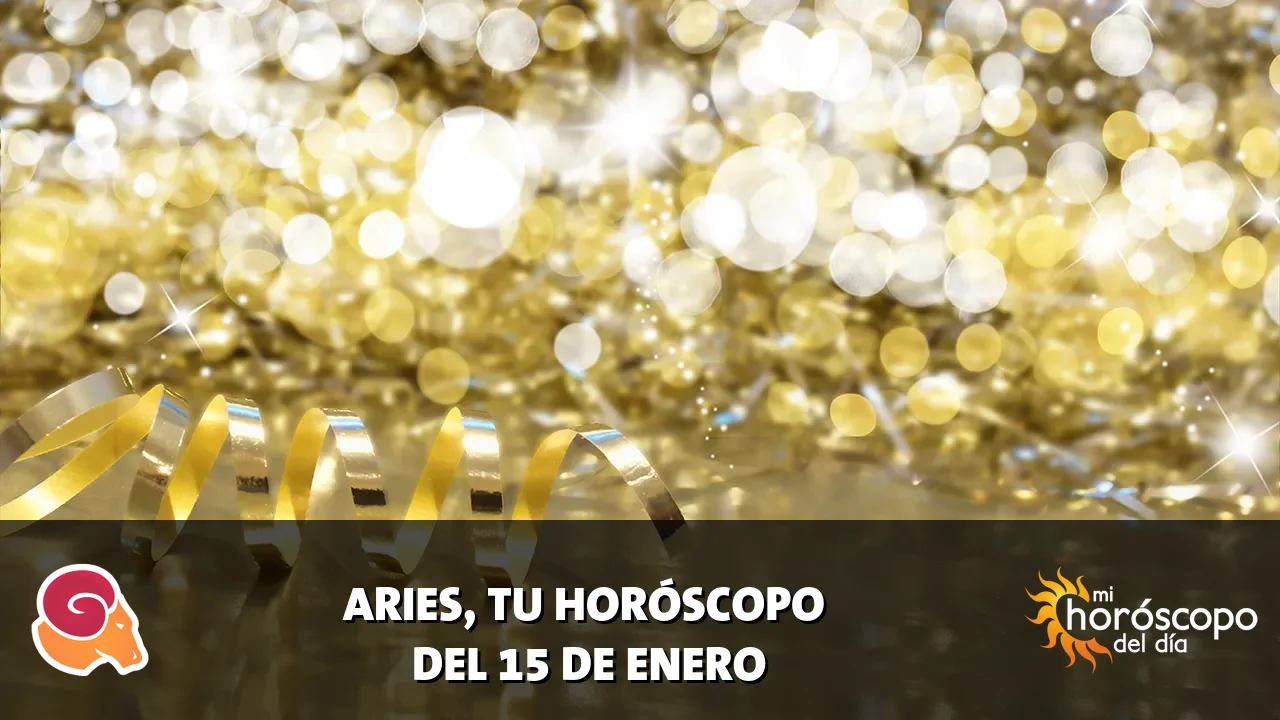 Horóscopo de Aries del jueves 15 de enero de 2026