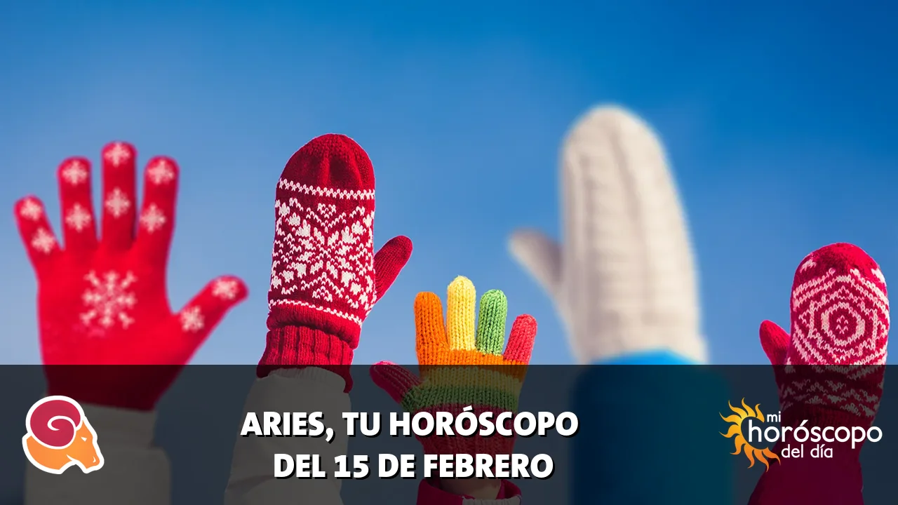 Horóscopo de Aries del domingo 15 de febrero de 2026