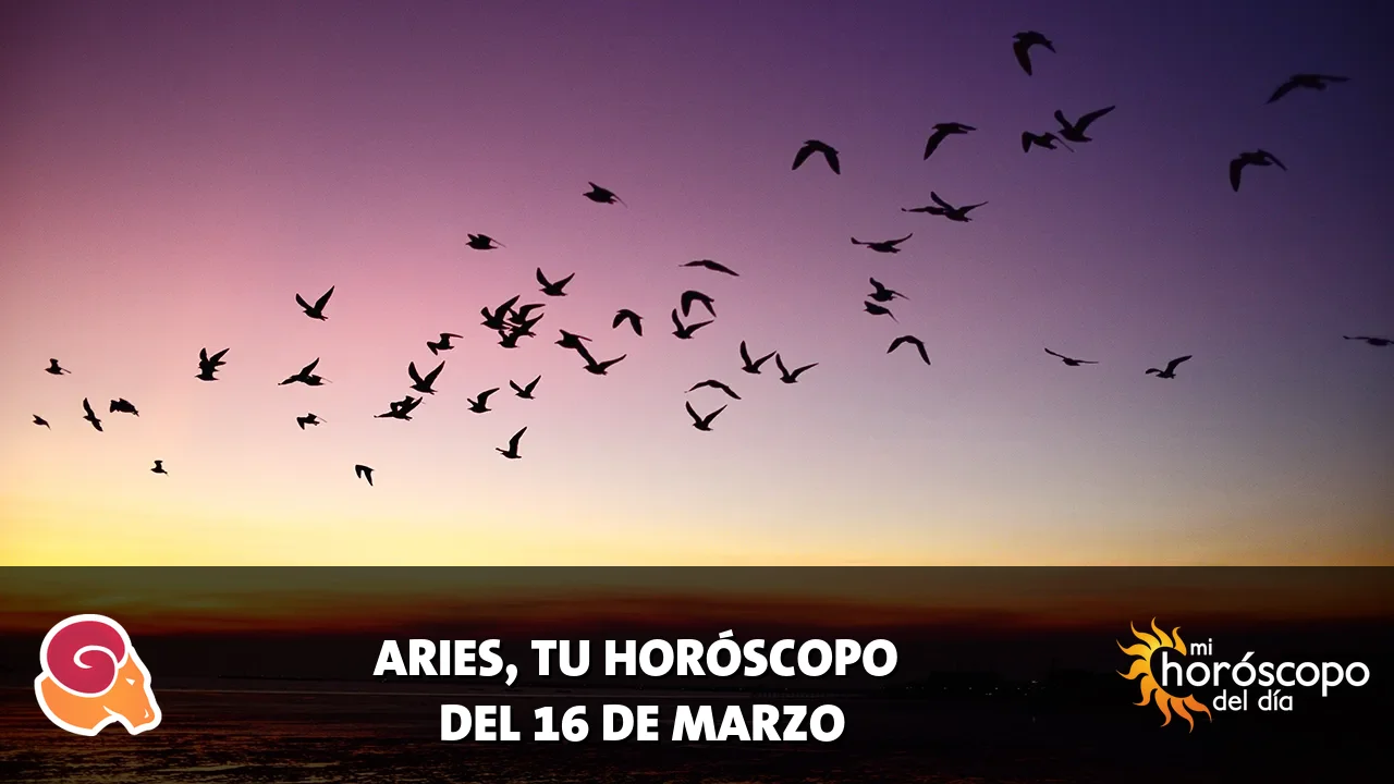 Horóscopo de Aries del lunes 16 de marzo de 2026