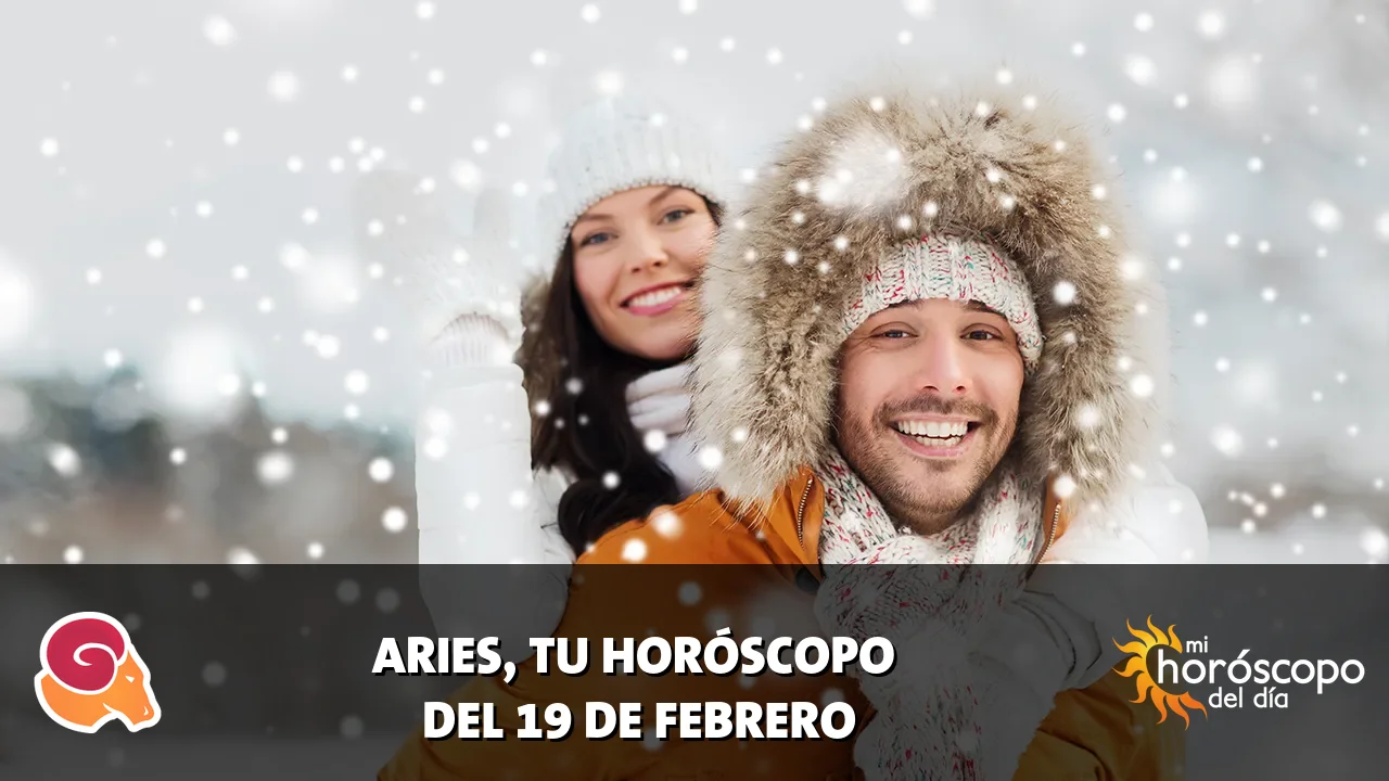 Horóscopo de Aries del jueves 19 de febrero de 2026