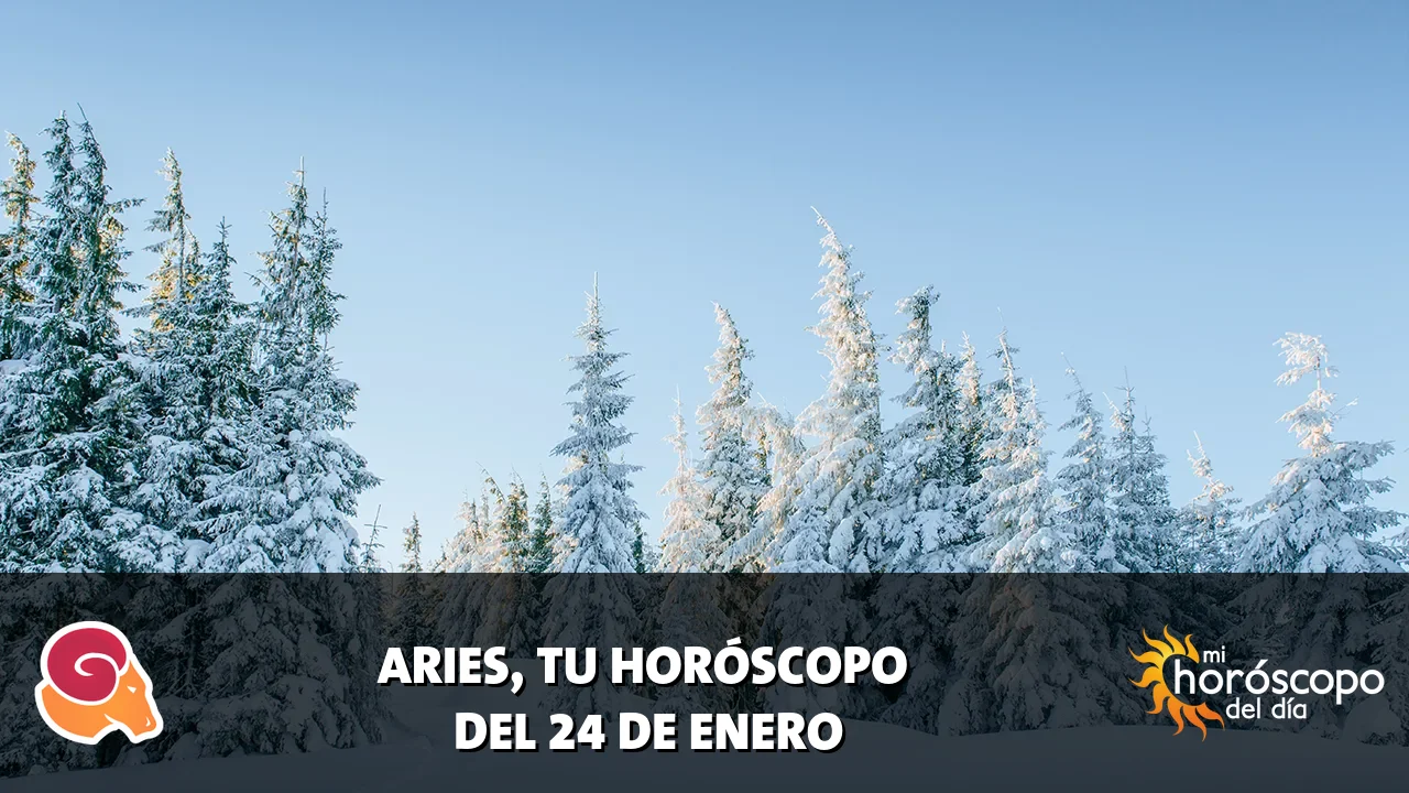 Horóscopo de Aries del sábado 24 de enero de 2026
