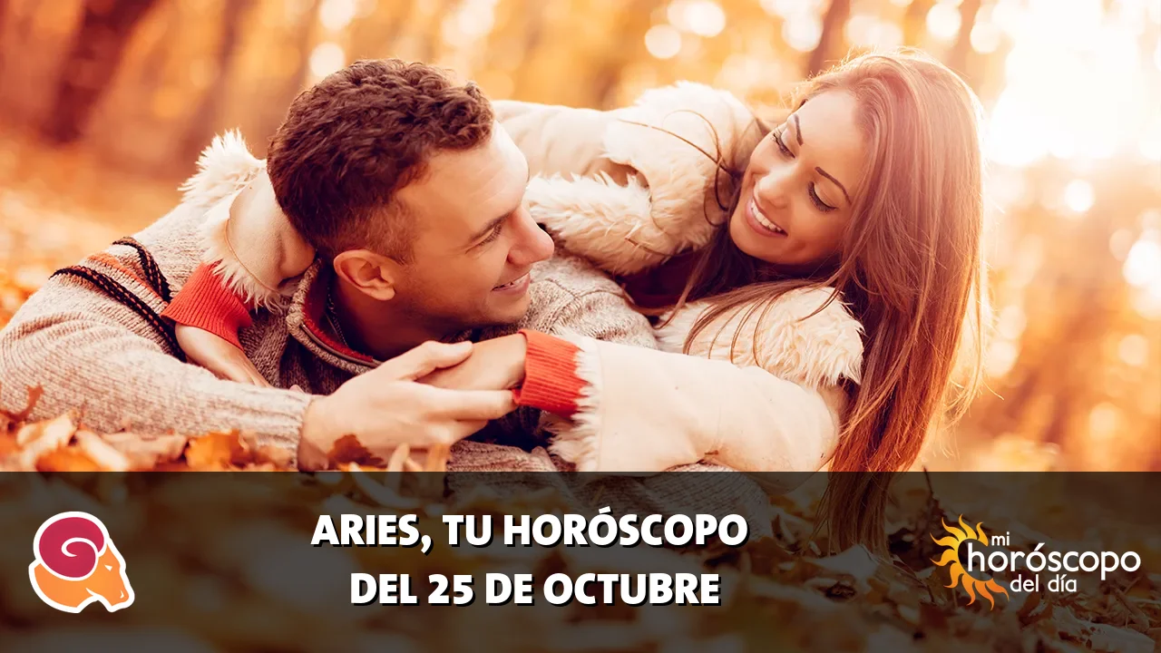 Horóscopo de Aries del domingo 25 de octubre de 2026