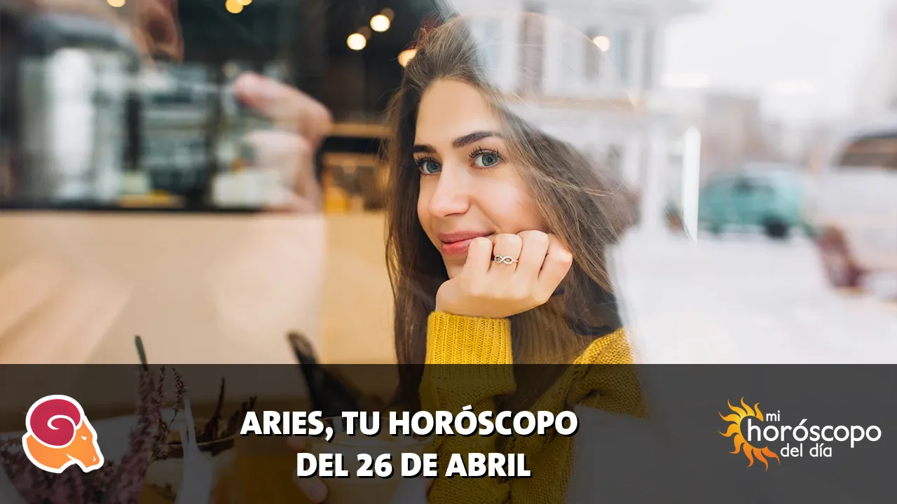 Horóscopo de Aries del domingo 26 de abril de 2026