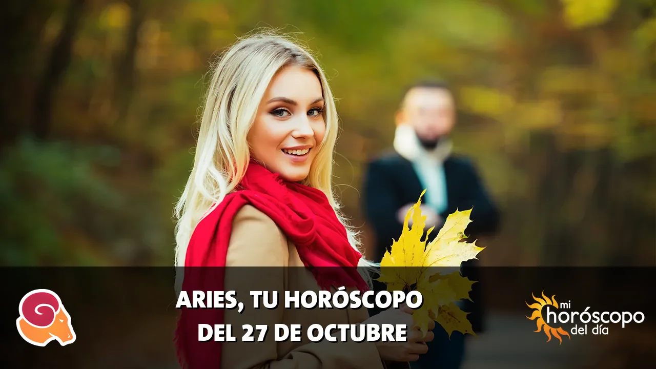 Horóscopo de Aries del martes 27 de octubre de 2026