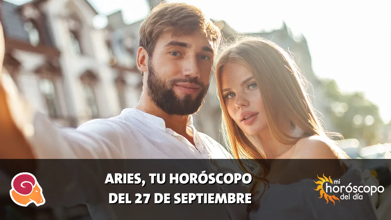 Horóscopo de Aries del domingo 27 de septiembre de 2026