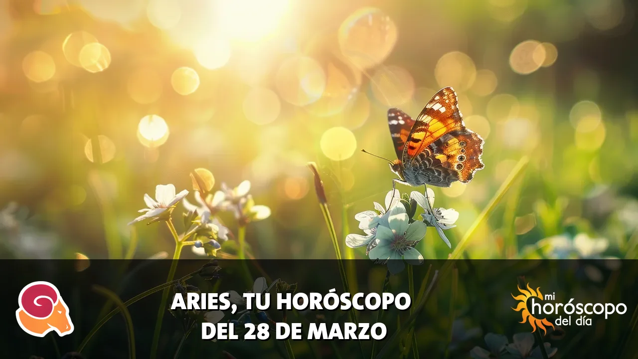 Horóscopo de Aries del sábado 28 de marzo de 2026